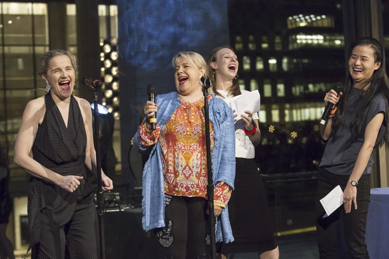 People having fun moments at NY Philharmonic Special Event by experienced & responsible NYC Event Photographer, Ayano Hisa